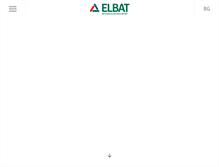 Tablet Screenshot of elbat.bg